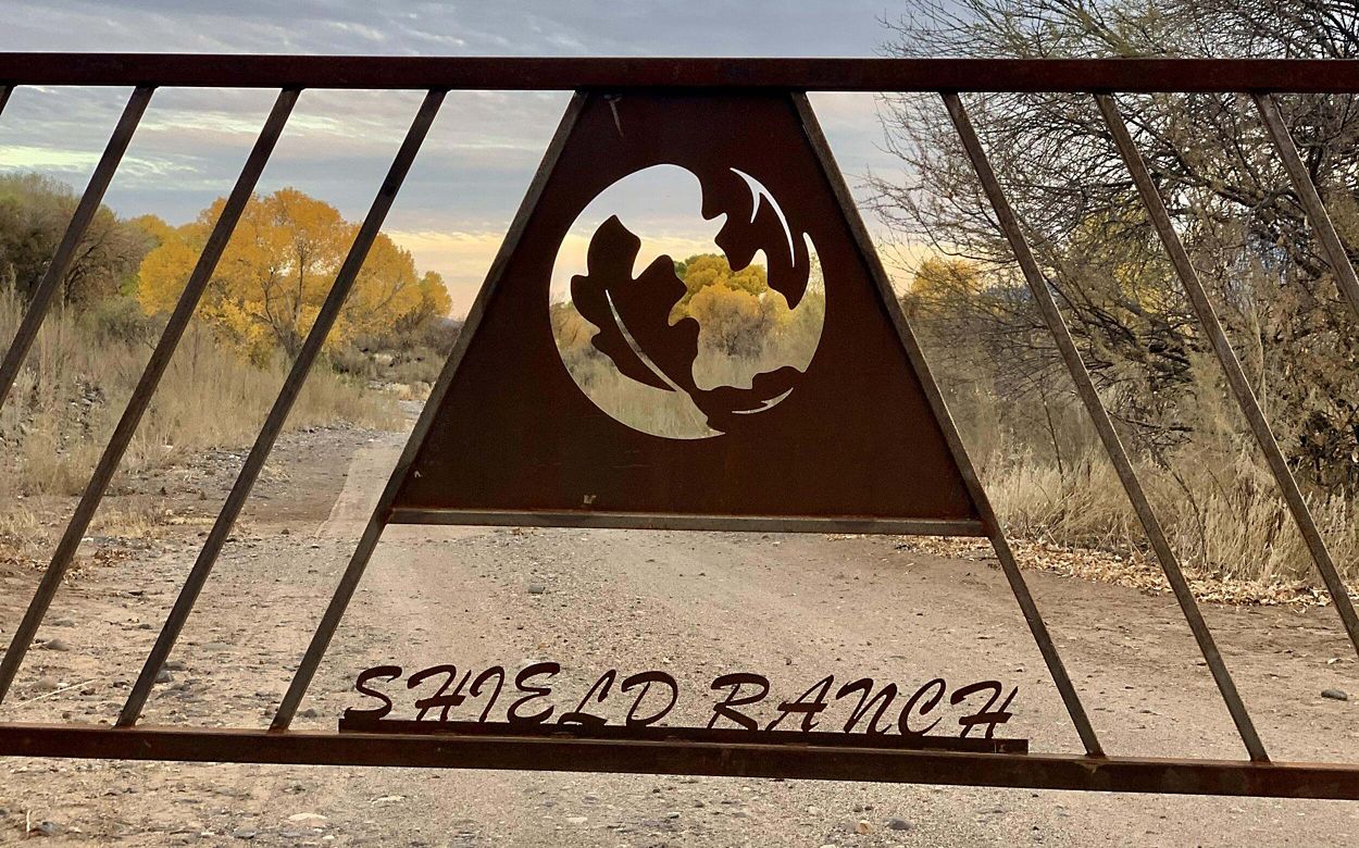 Shield Ranch gate